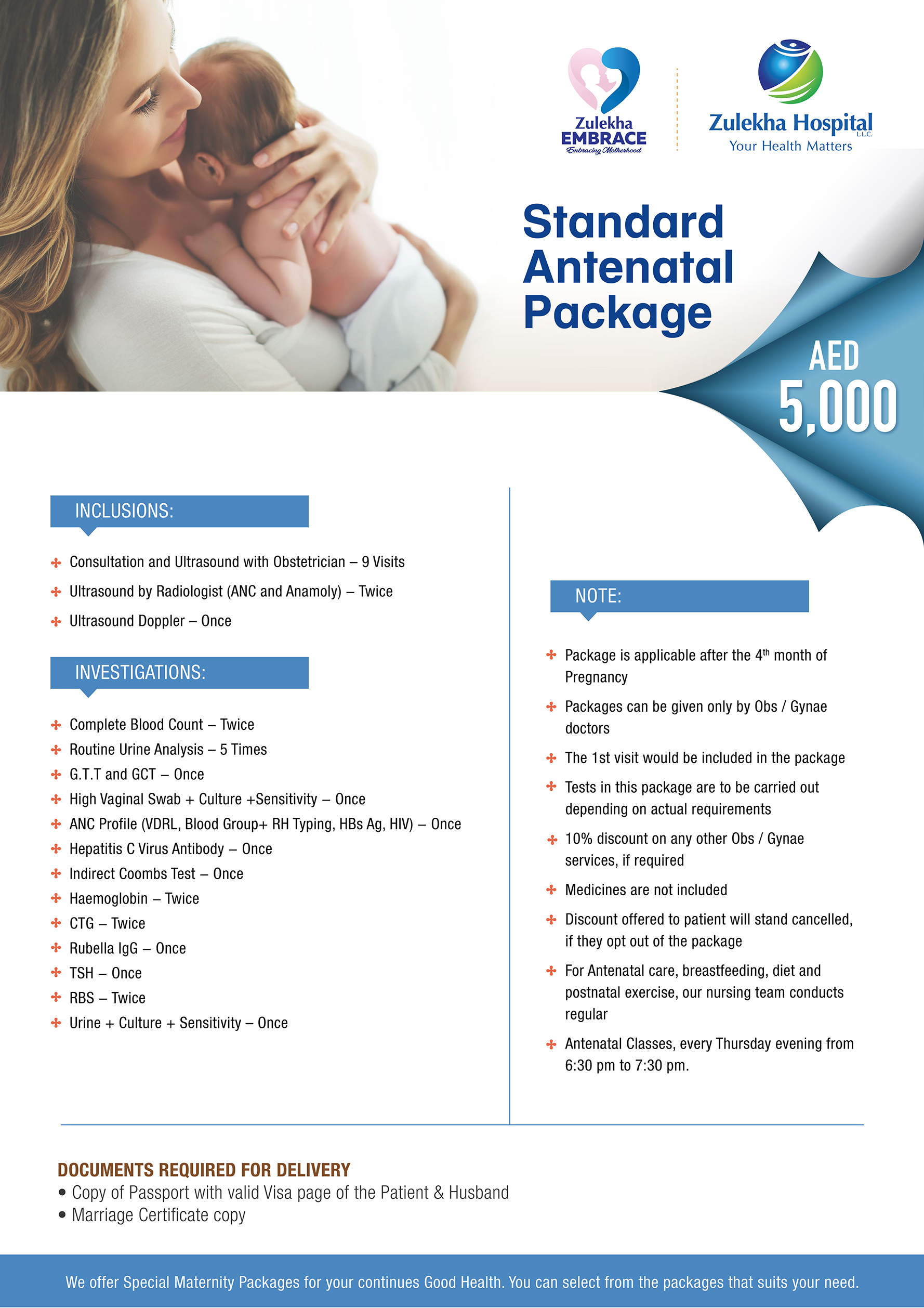 Maternity Packages In UAE | Zulekha Hospitals – Your Health Matters